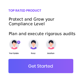Selo de produto bem avaliado da iComply: software de conformidade para auditorias em Portugal